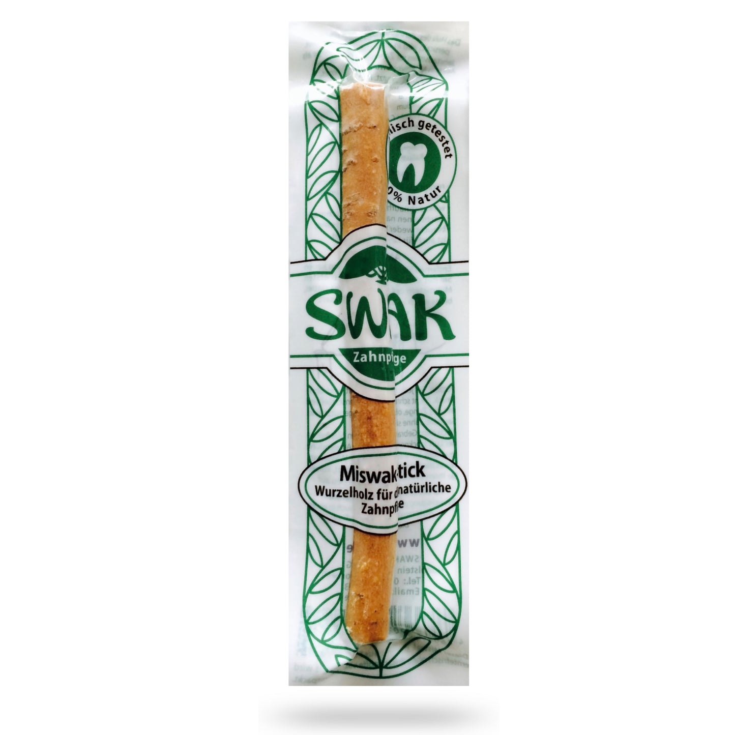 MISWAK Natur Zahnbürste Zahnputzholz natürliche Mineralstoffe Gipskristalle klinisch getestet