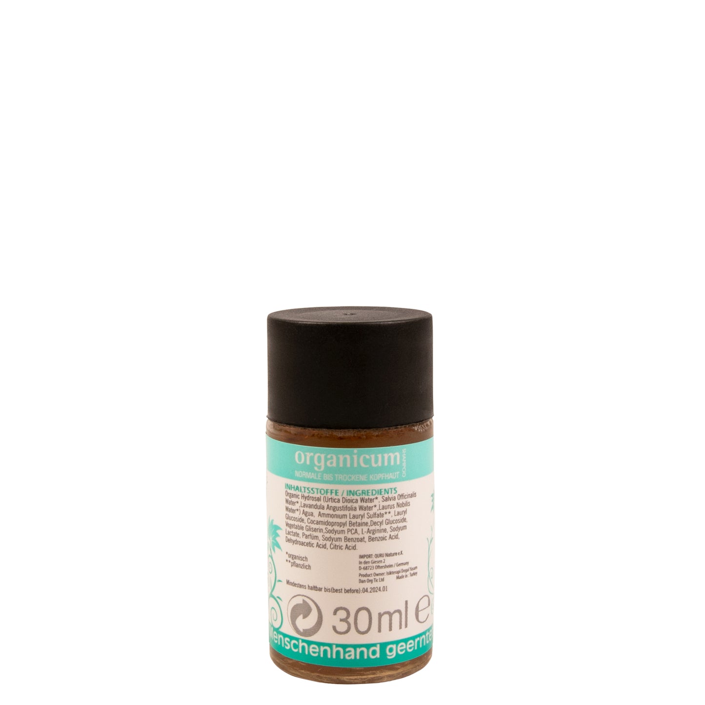 organicum Shampoo normales trockenes Haar Brennnessel Salbei 6 Fl. á 30ml (180ml)